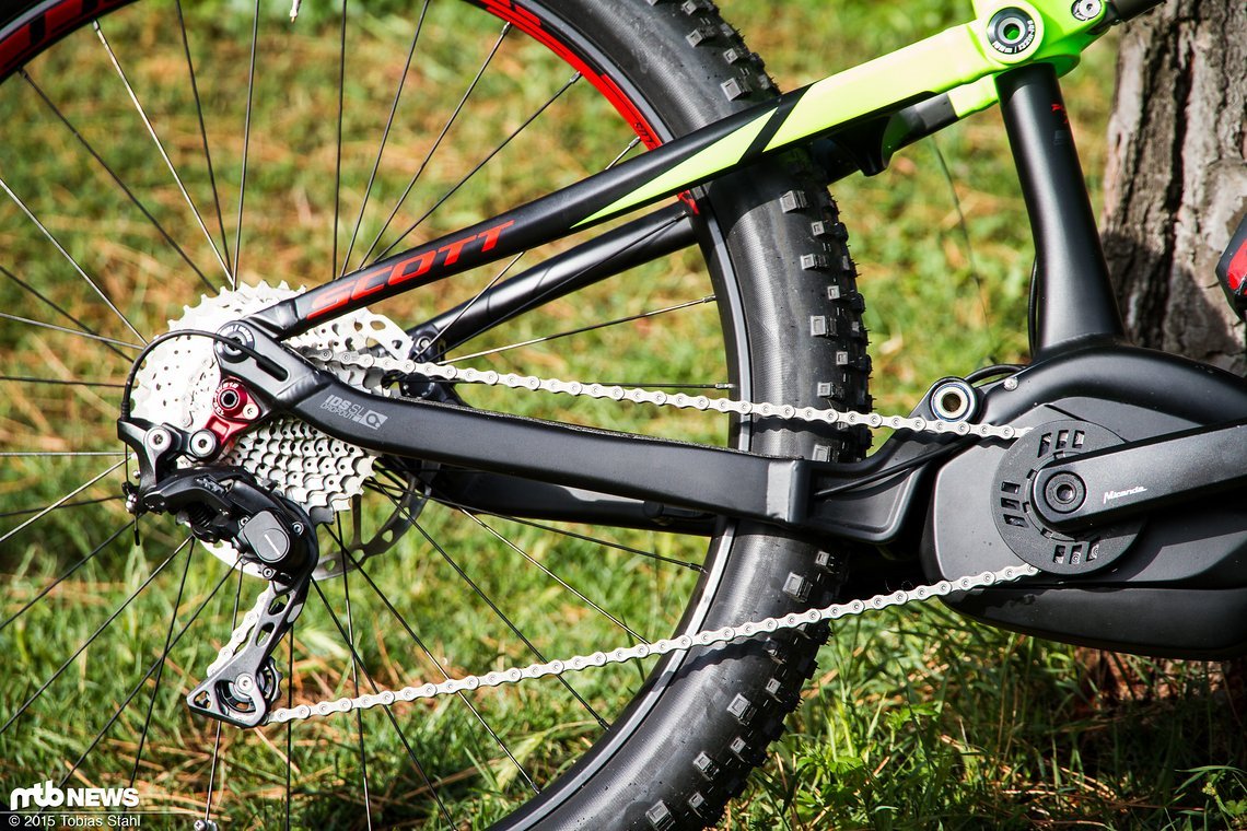 Die Kettenstreben messen lange 490 mm