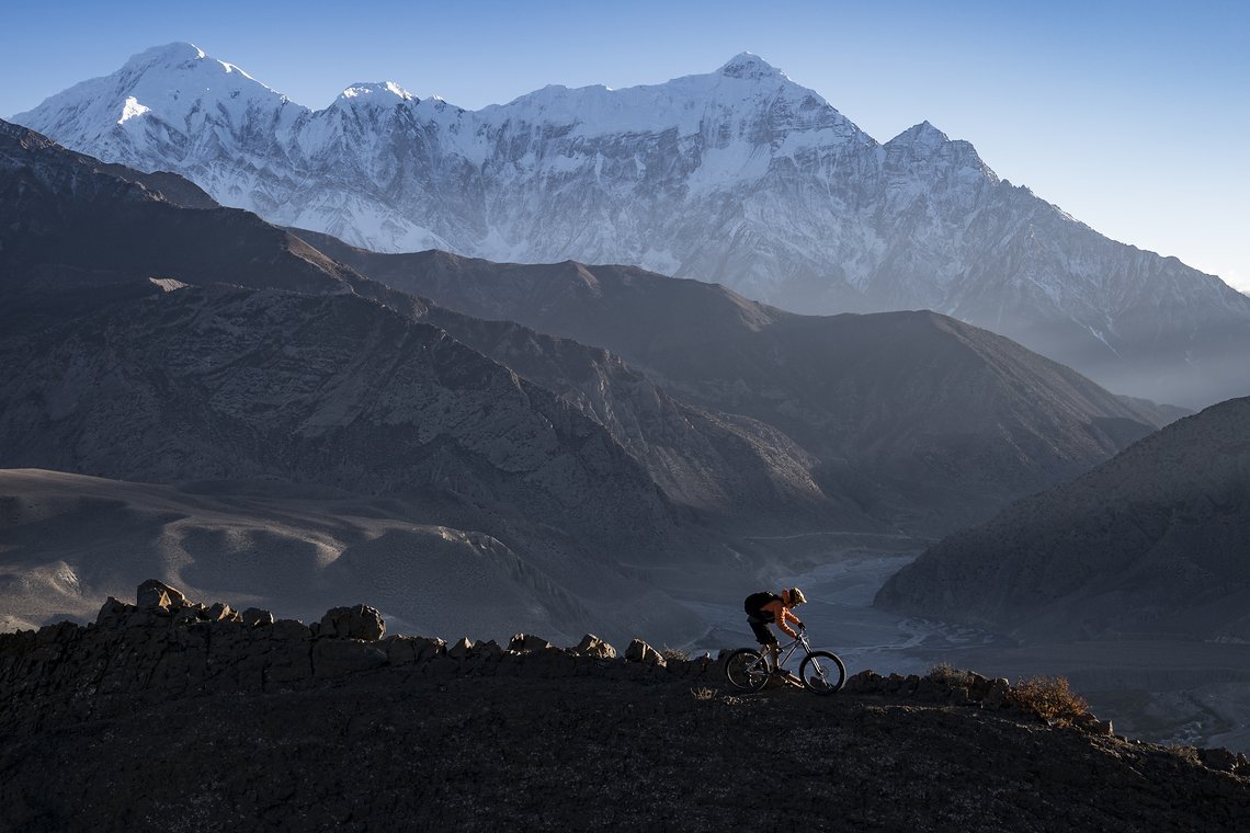 Biken, wo vielleicht noch nie ein Mountainbike gewesen ist