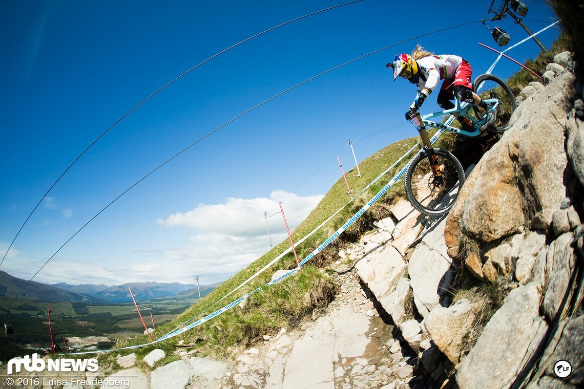 Rachel Atherton war in Fort William einmal mehr unschlagbar