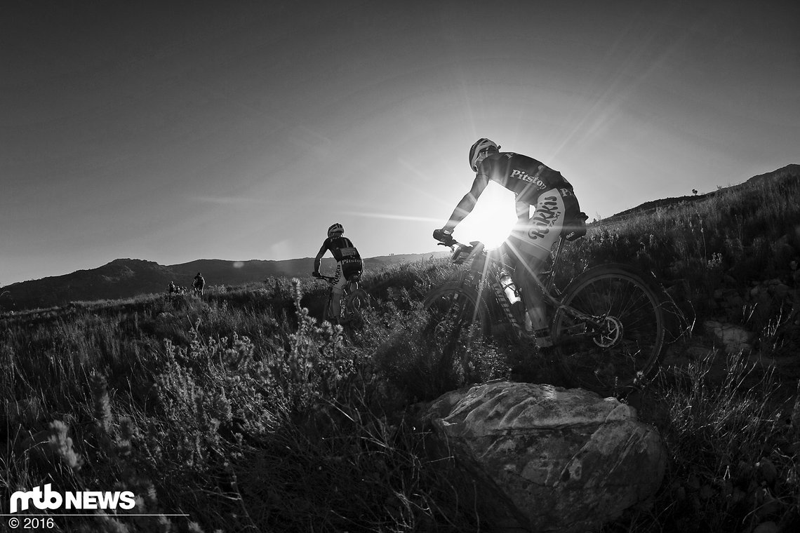 Cape Epic wie man es sich wünscht. Sonne, Wärme und tolle Trails.