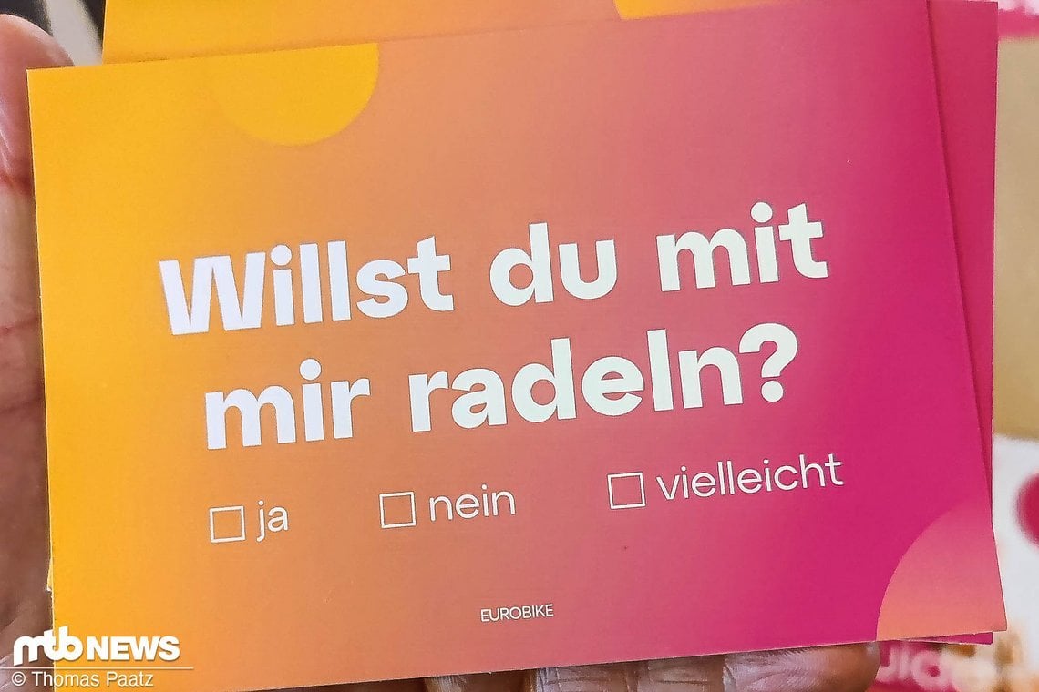 Willst du mit mir radeln?