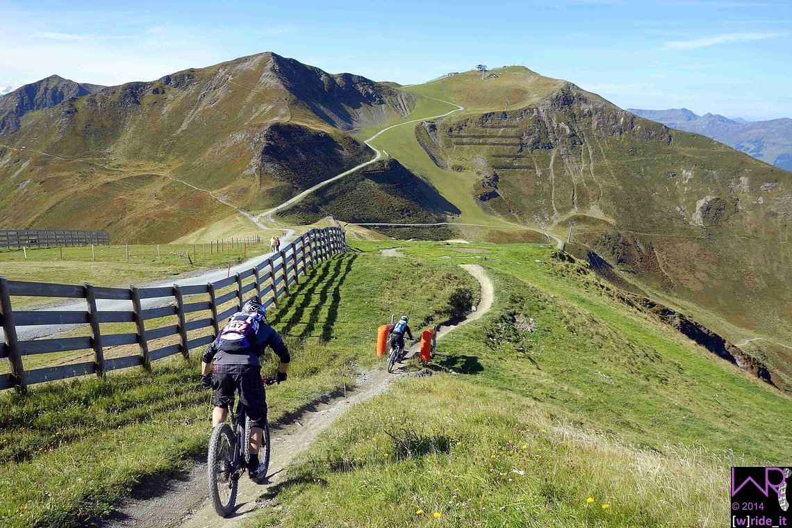 Beginn Stage 2 - X-Line vom Schattberg Ost