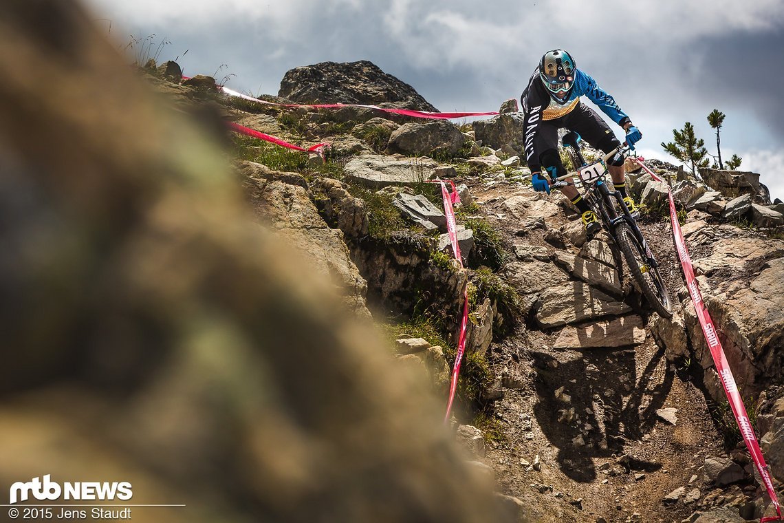 Barel auf den ersten Metern von Stage 2