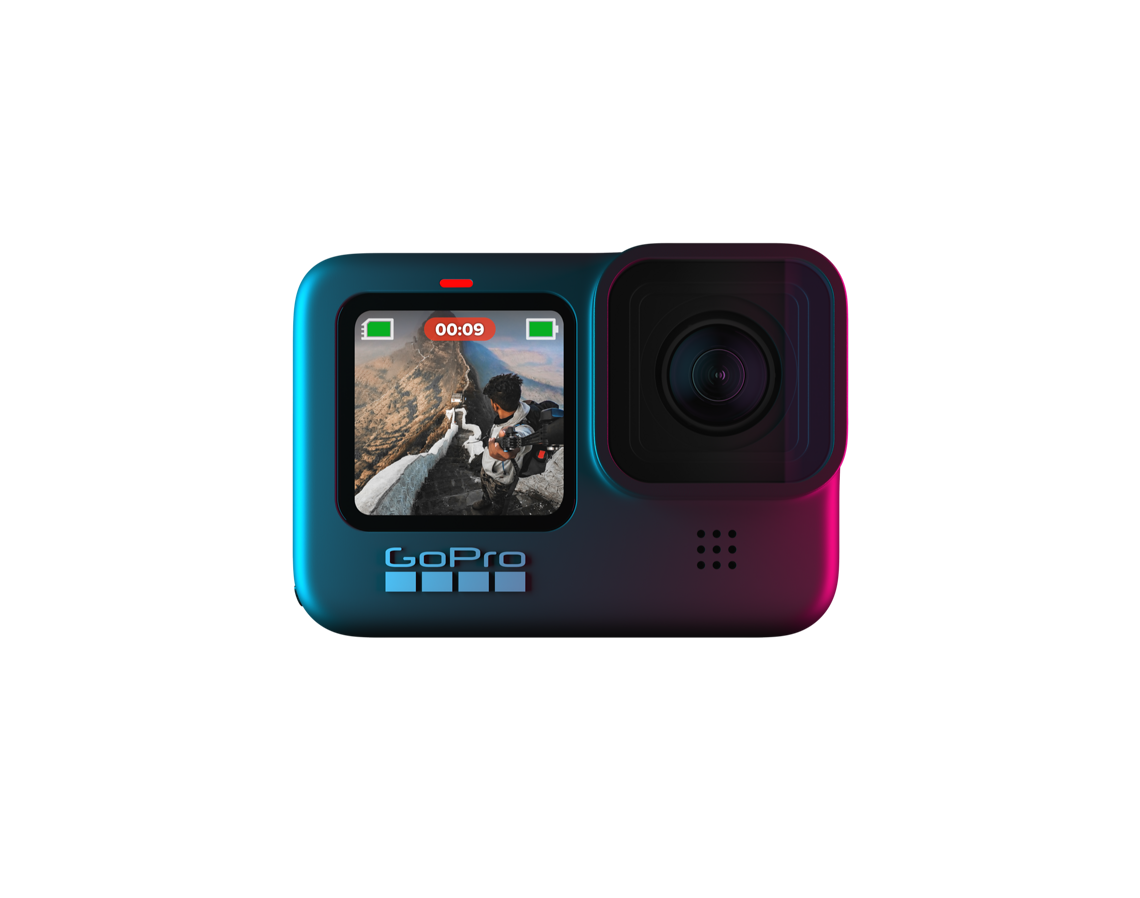 Die neue GoPro Hero9 Black verfügt jetzt über ein Front-Display