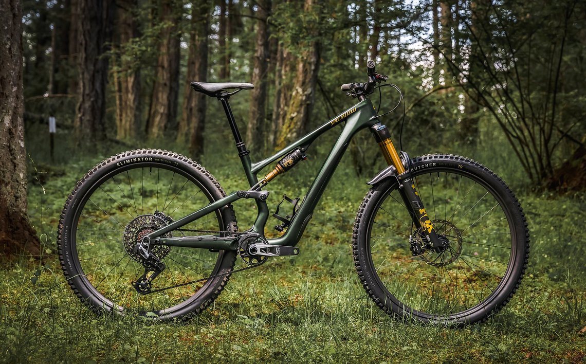 Das Specialized Stumpjumper Pro mit dem neu entwickelten Fox Genie-Dämpfer