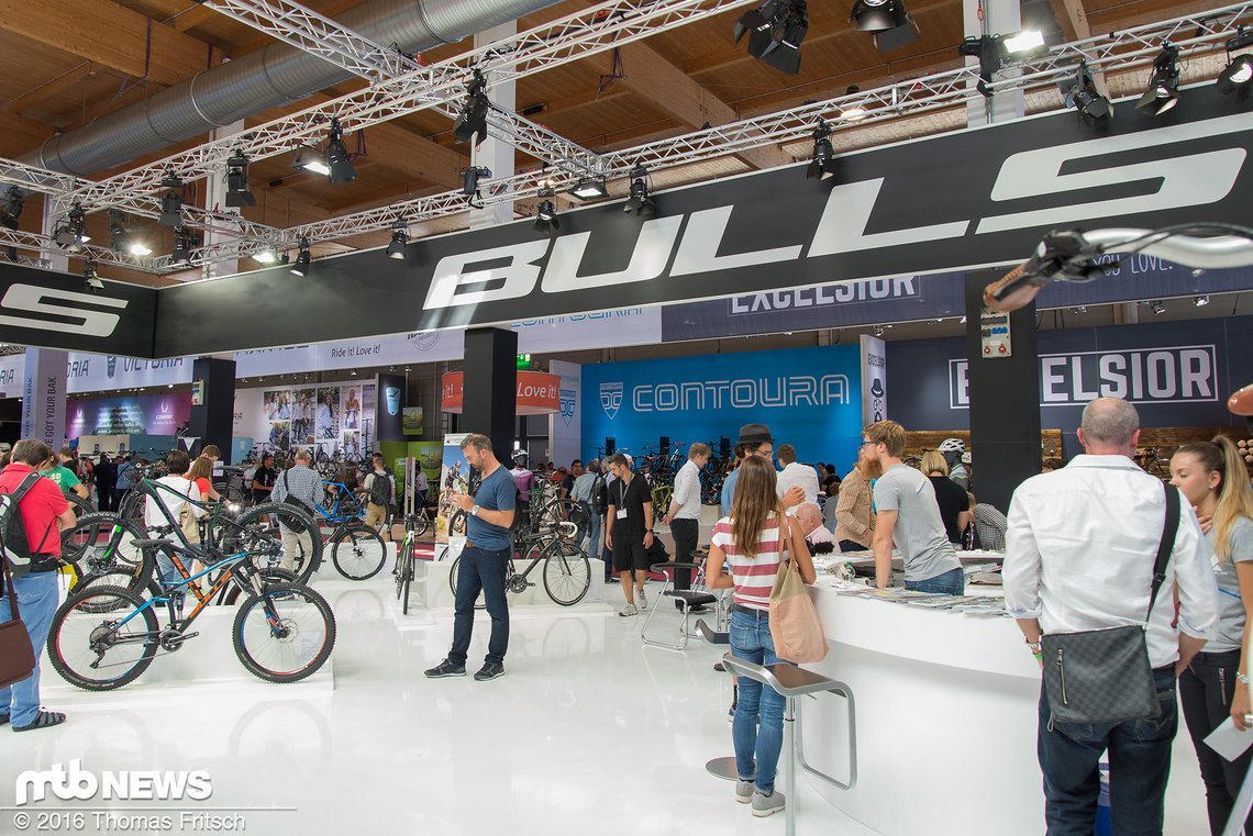 Der Stand von Bulls auf der Eurobike.