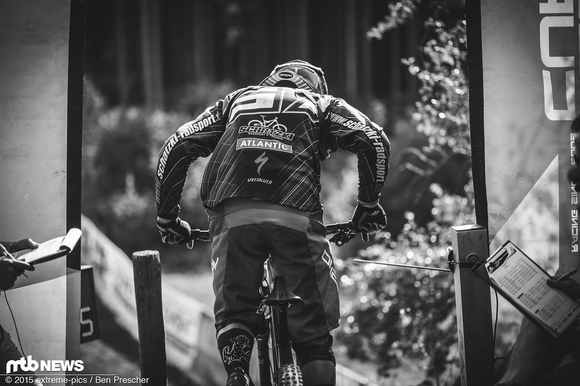 BOOM! Max Hartenstern ballert aus dem Startzelt. Der Junge hat Sprint trainiert!