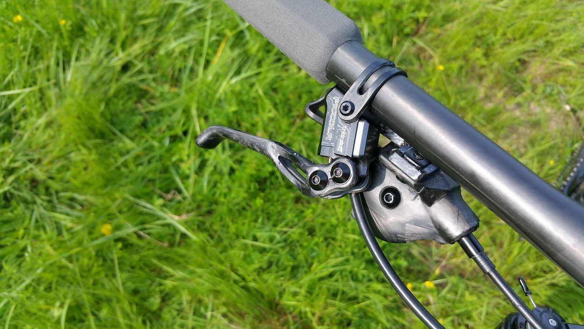 Custom-Carbonaufnahme für den XTR Trigger an der Piccola