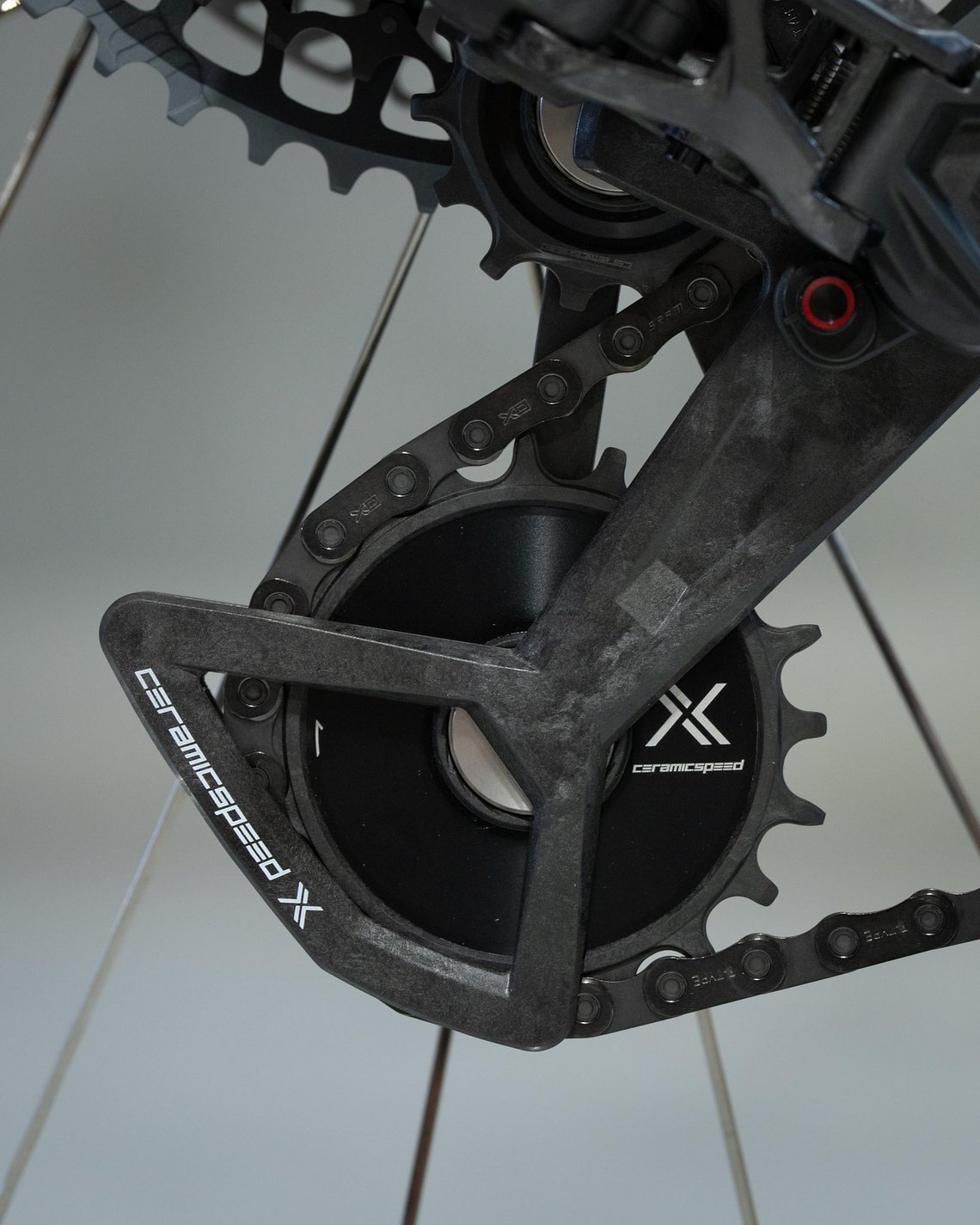 ... der Schaltwerkskäfig stammt von Ceramicspeed.