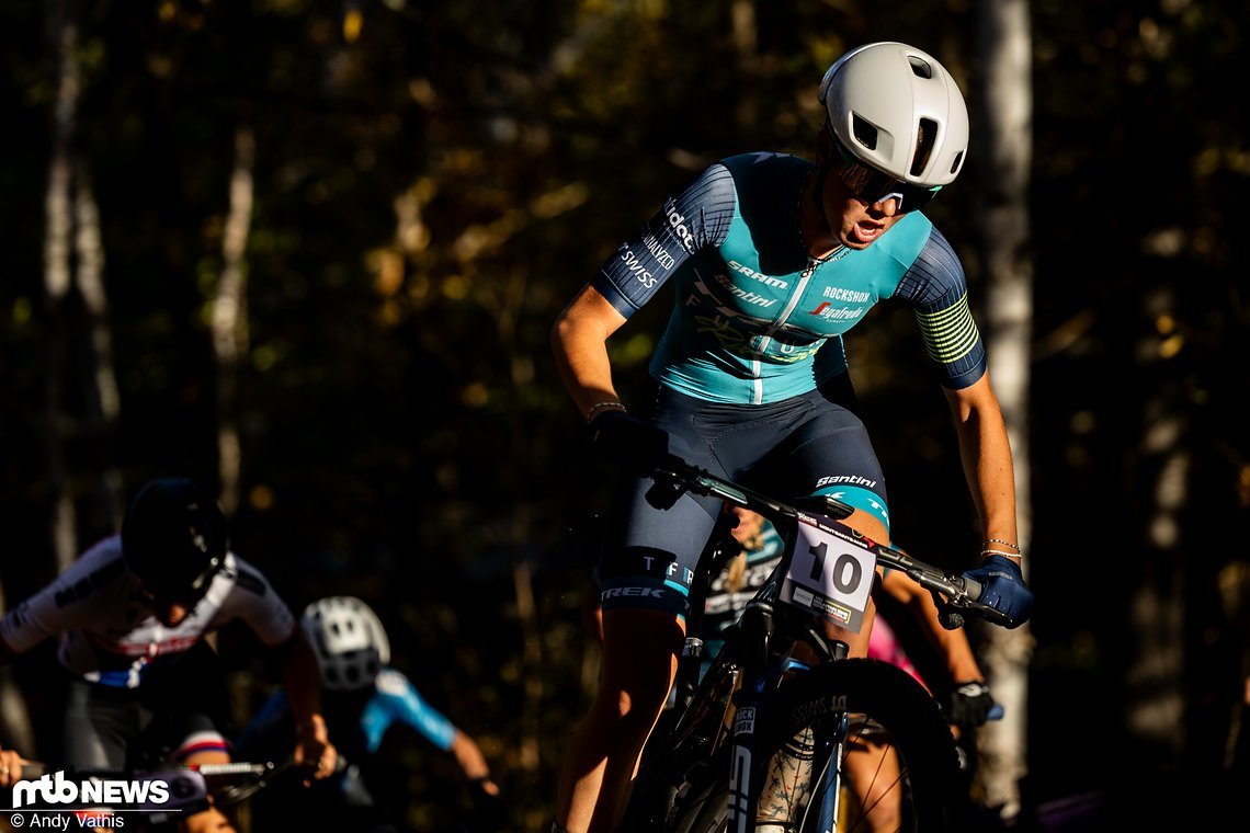 Tobias Lillelund, Teamkollege von Bjorn Riley im Trek Future Racing Team, landete auf dem achten Rang.