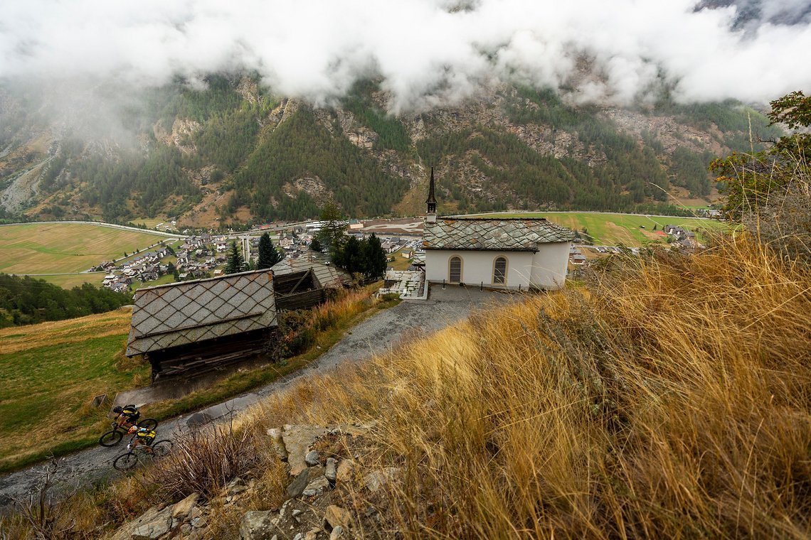 Scenic during Stage 4 of the 2018 Perskindol Swiss Epic held from Grächen to Zermatt, Valais, Switzerland on 14 September 2018. Photo by Nick Muzik. PLEASE ENSURE THE APPROPRIATE CREDIT IS GIVEN TO THE PHOTOGRAPHER