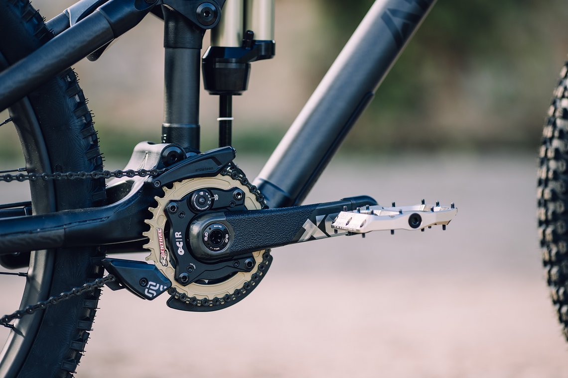 ... samt Ochain für weniger Pedalrückschlag