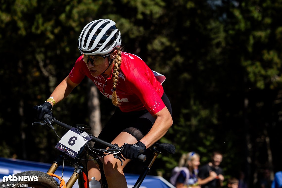 Als Weltcupführende in der Short Track-Disziplin, aber noch ohne Sieg