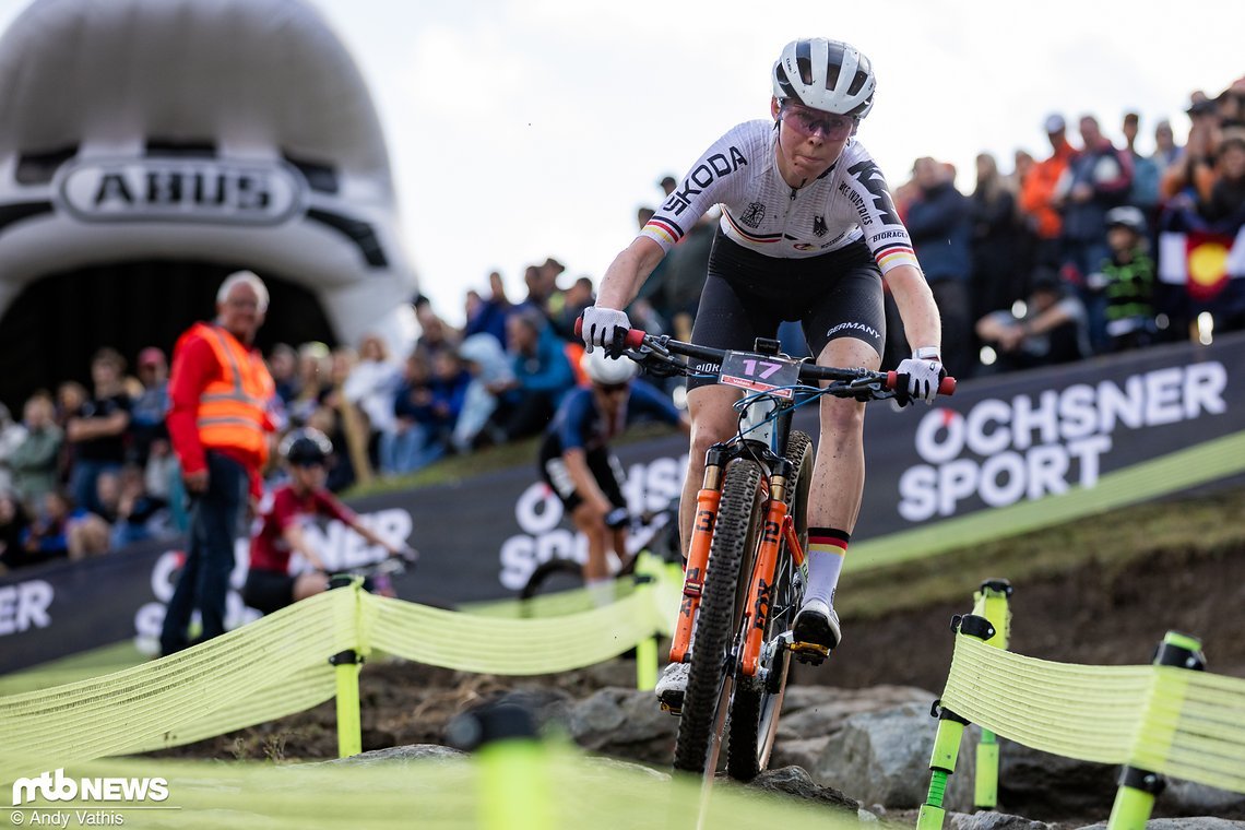 Überzeugender Auftritt auch von Kira Böhm bei ihrer WM-Premiere in der Eliteklasse.