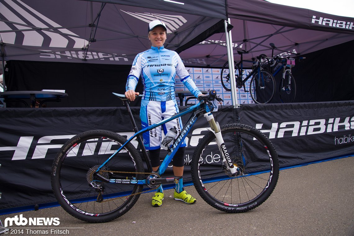Kathrin Stirnemann vom Sabine Spitz Haibike Team.
