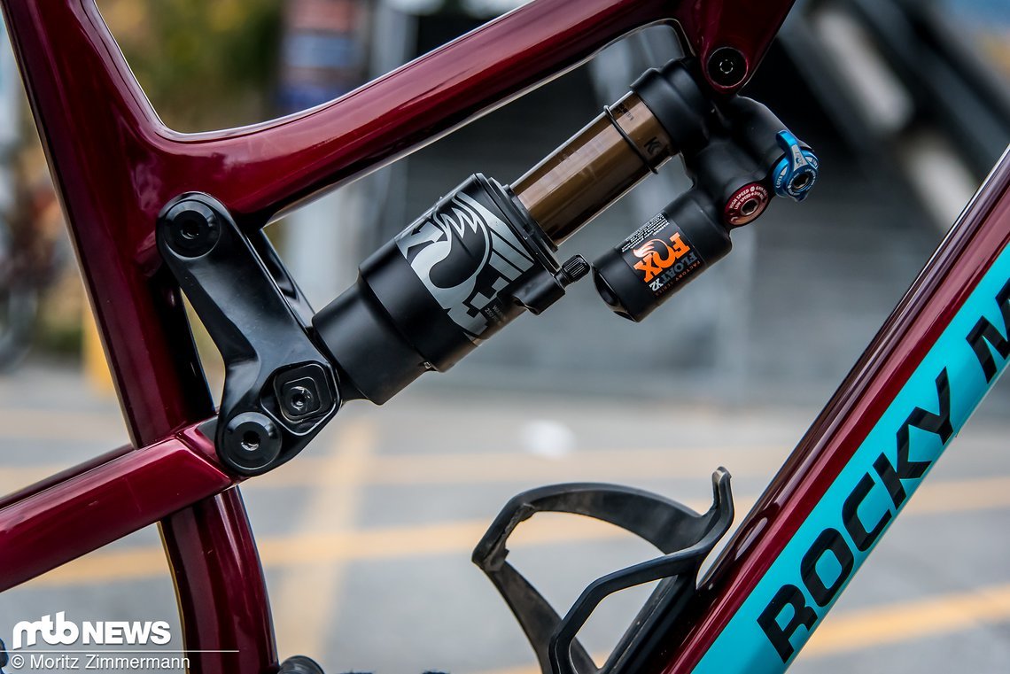 Die Geometrie des Rocky Mountain Altitudes lässt sich über das Ride-9-System flexibel einstellen