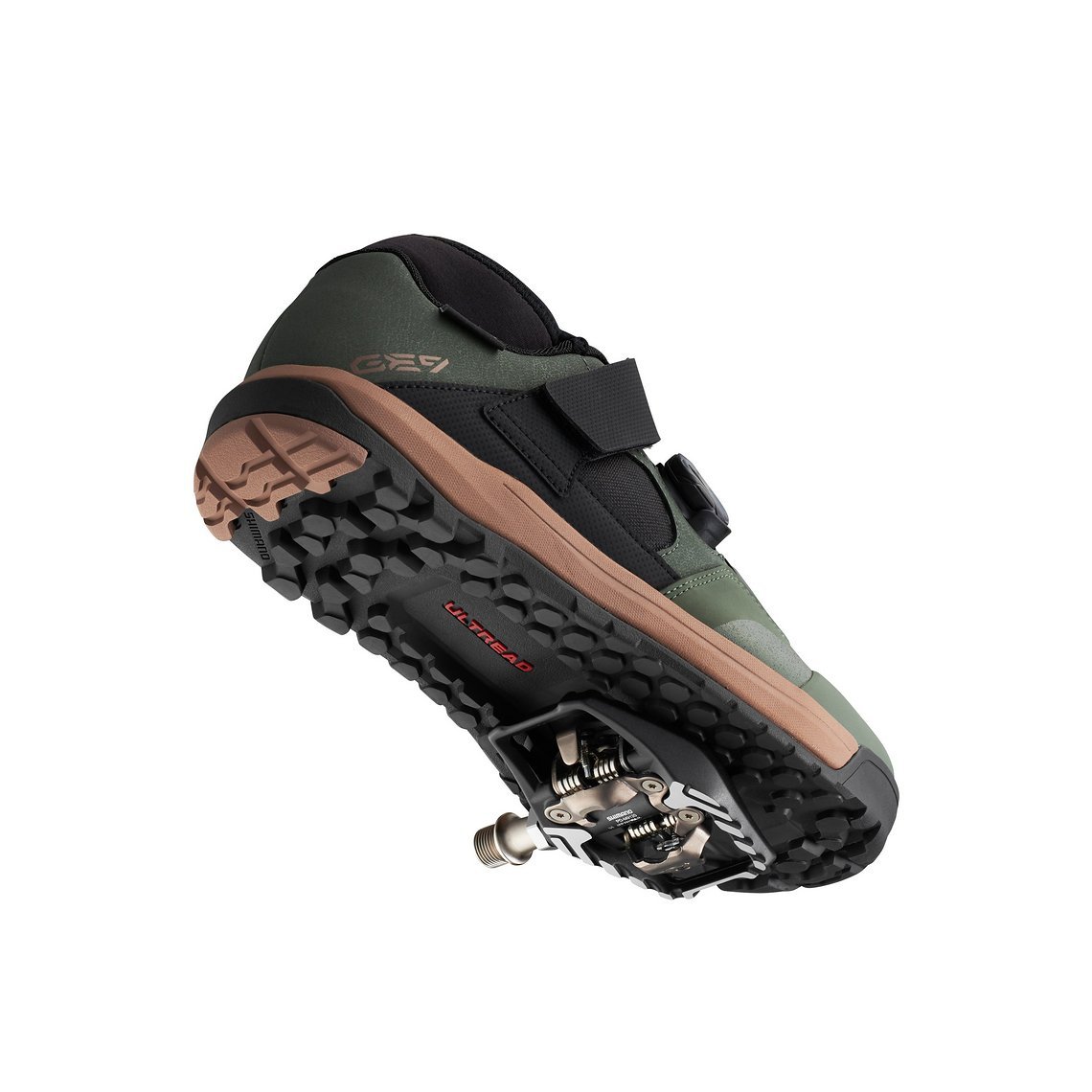Die Ultread GE Außensohle soll auch für Grip abseits des Pedals sorgen.