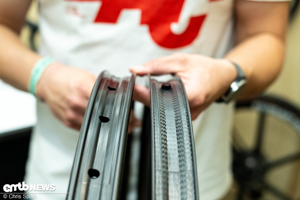 Bike Ahead will vor allem für den 32"-Hype vorbereitet sein – die passenden Laufräder und Felgen mit Safewing-Felgenbett sind in Arbeit und können voraussichtlich Anfang 2026 ausgeliefert werden.