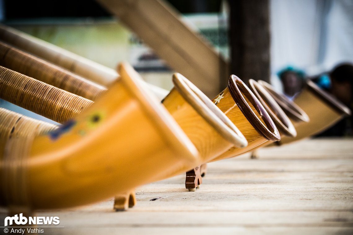 Das Alphorn darf bei der WM in Lenzerheide natürlich nicht fehlen!