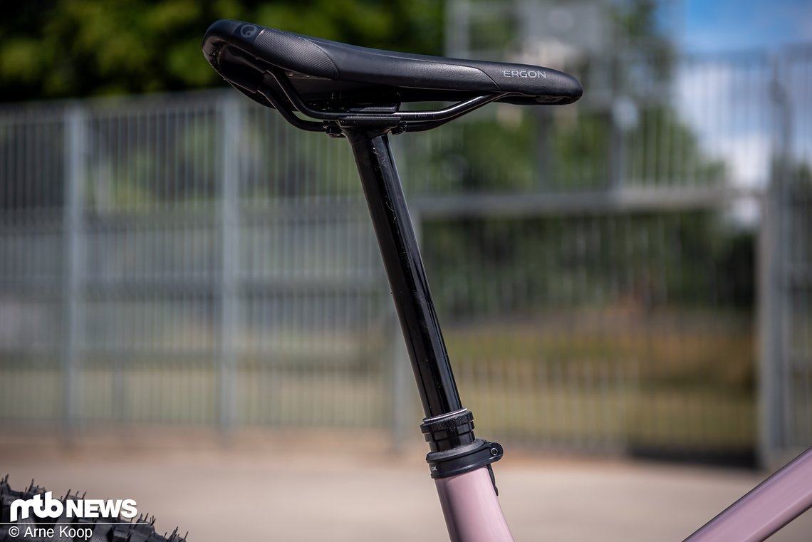 Die Oneup Variostütze verfügt über einen Verstellweg von 210 mm.