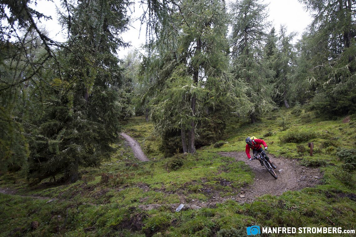 Kurvenfestival auf dem Gassl-Trail