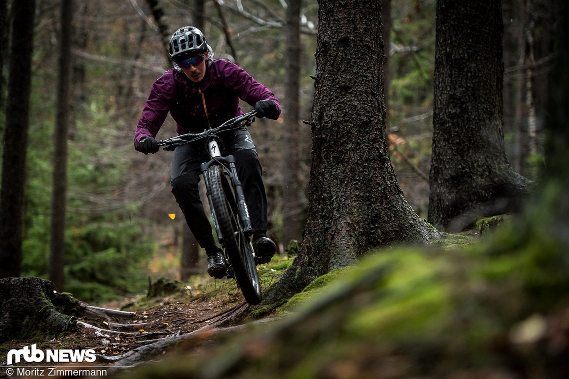 Die von uns favorisierte hohe Geometrie-Einstellung macht das Stumpjumper Evo schlicht und einfach zu einem besseren Allrounder.