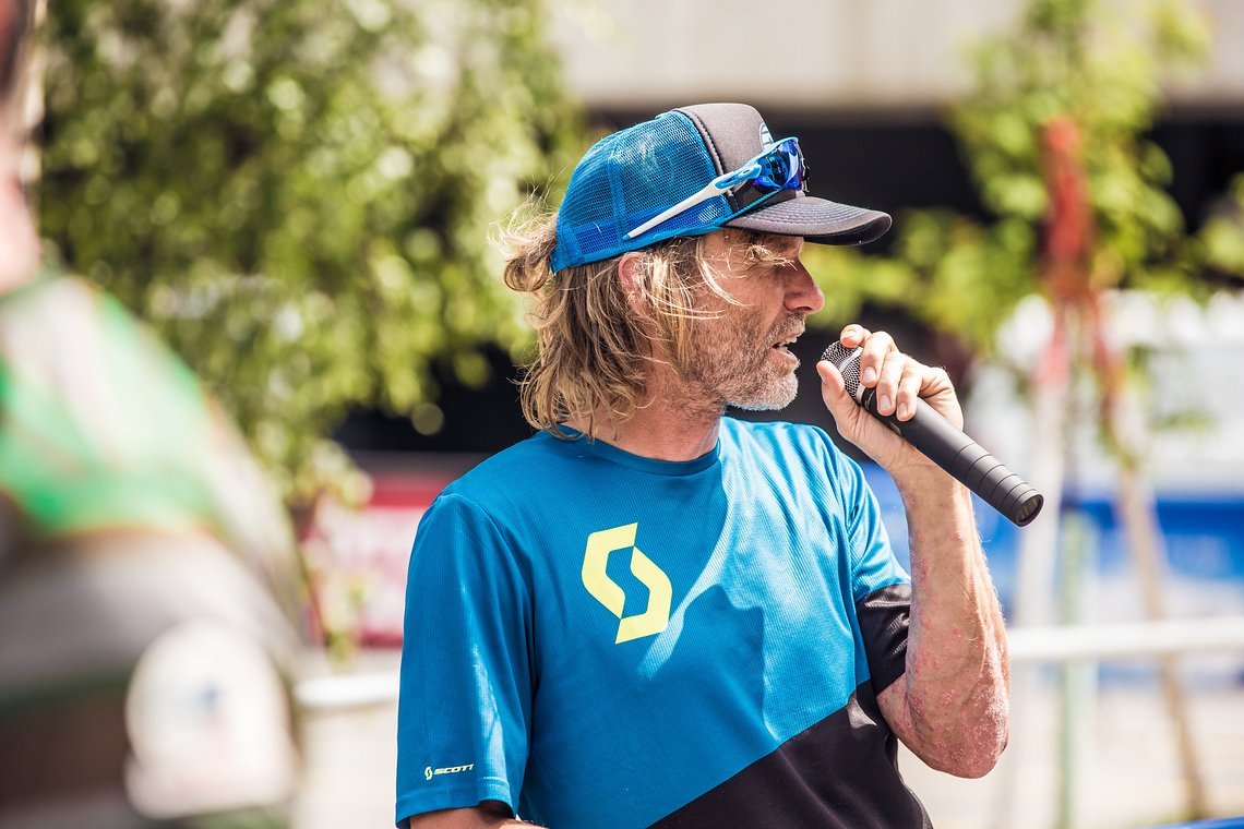 Holger Meyer wird im Juni zum zehnten Mal die Singletrail Schnitzeljagd in Sölden eröffnen