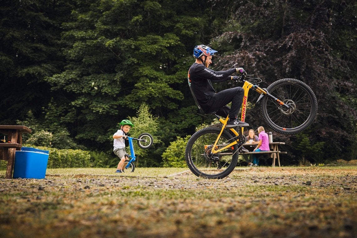 Der Wheelie – ein Klassiker für Alt und Jung.