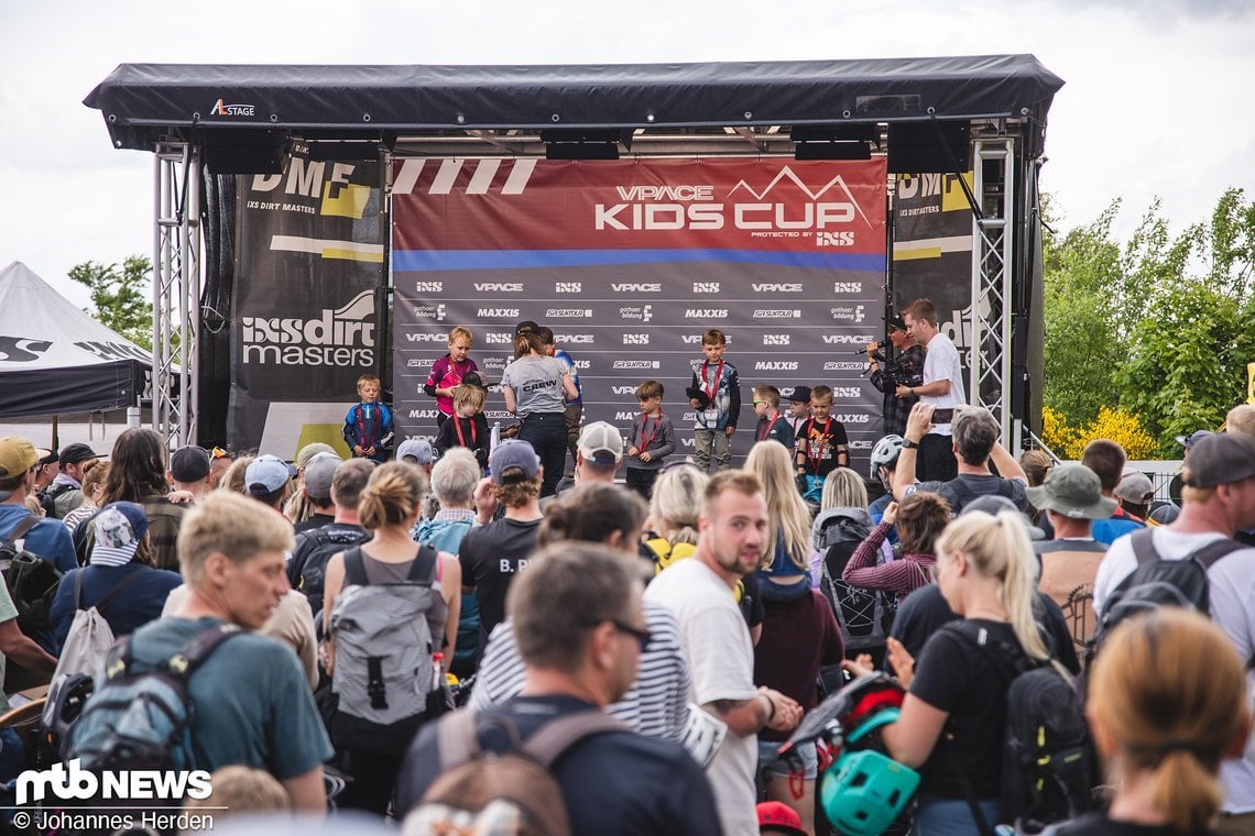Siegerehrung beim Kids Cup.