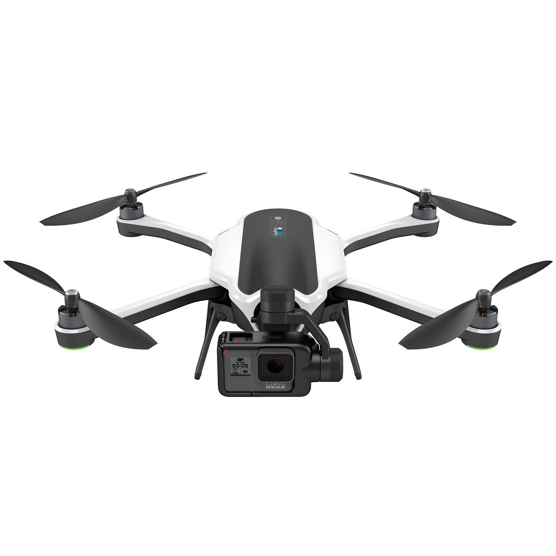 Die abflugbereite GoPro Karma Drohne.