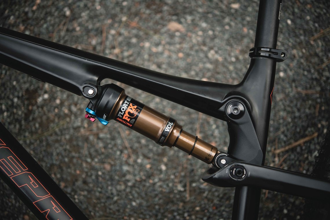 Der Horst-Link-Hinterbau wurde speziell für die Anforderungen im Trailbike-Segment konzipiert