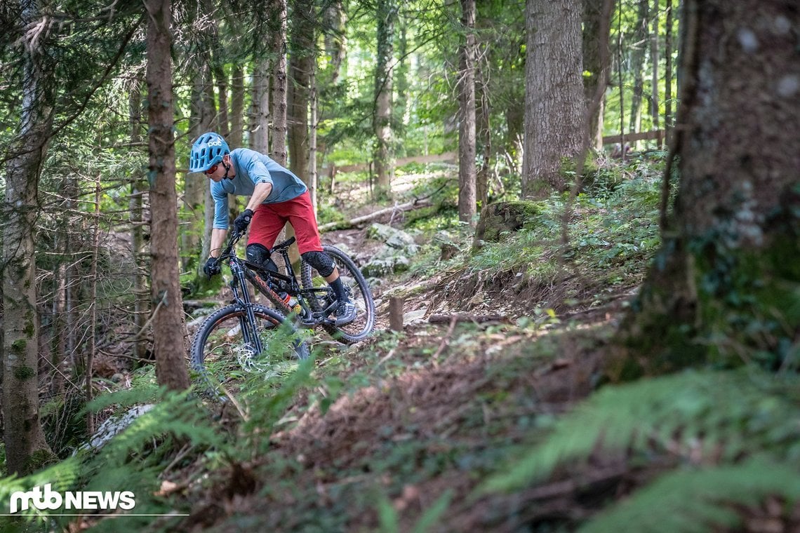 Nur in engen, langsamen Kurven wirkte das Bike etwas lang