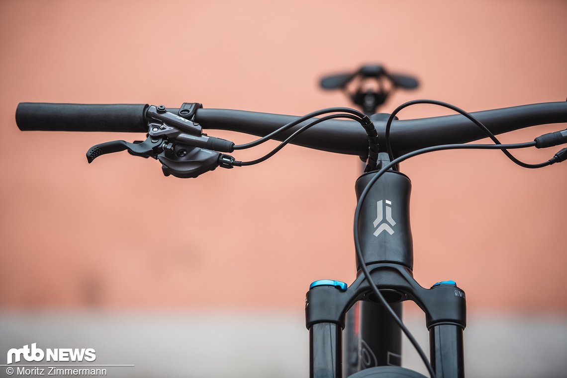 Gebremst wird am günstigsten Modell der Evolve FS-Serie mit XT-Stoppern