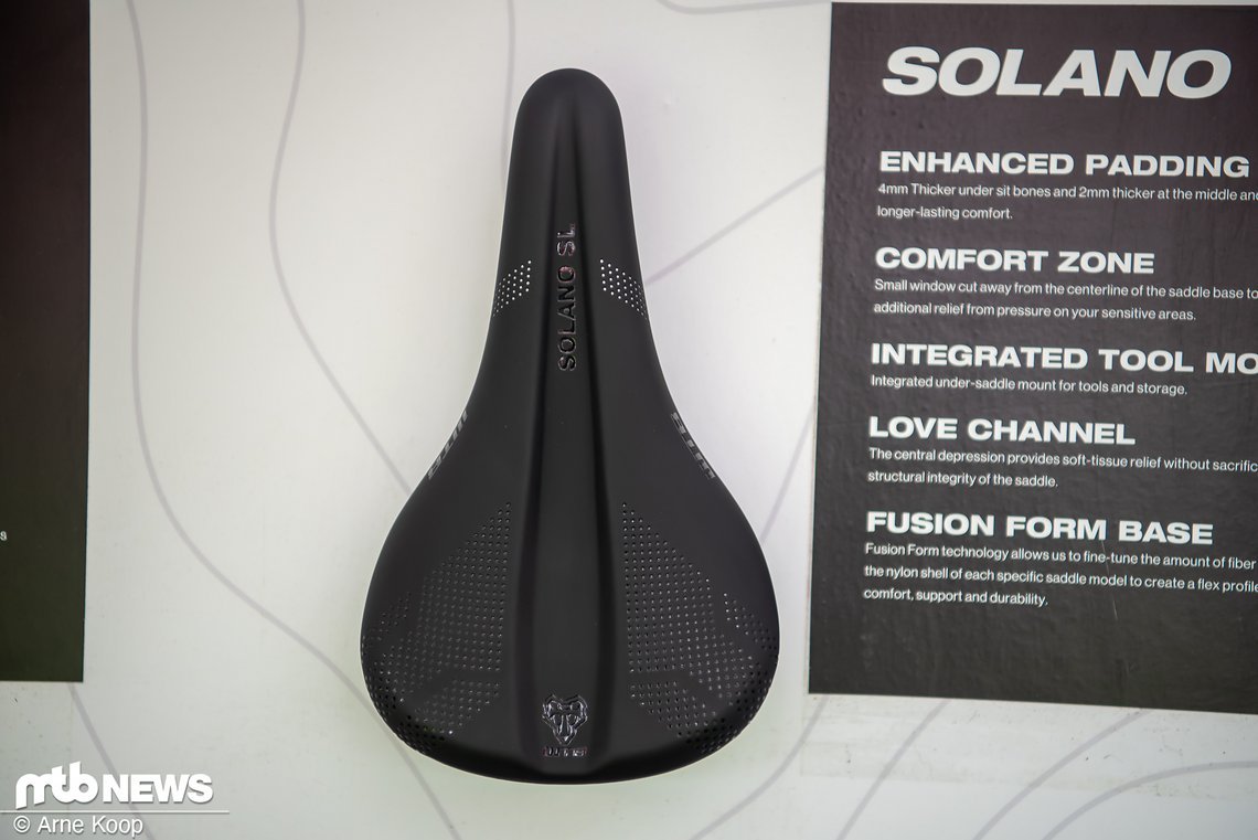Der Solano-Sattel richtet sich mit seiner Form an sportliche Fahrer mit einem beweglichen Becken.