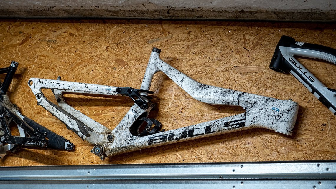Der aktuelle Bulls Rahmen im Custom-Design. Texi war hier stark in die Entwicklung involviert.