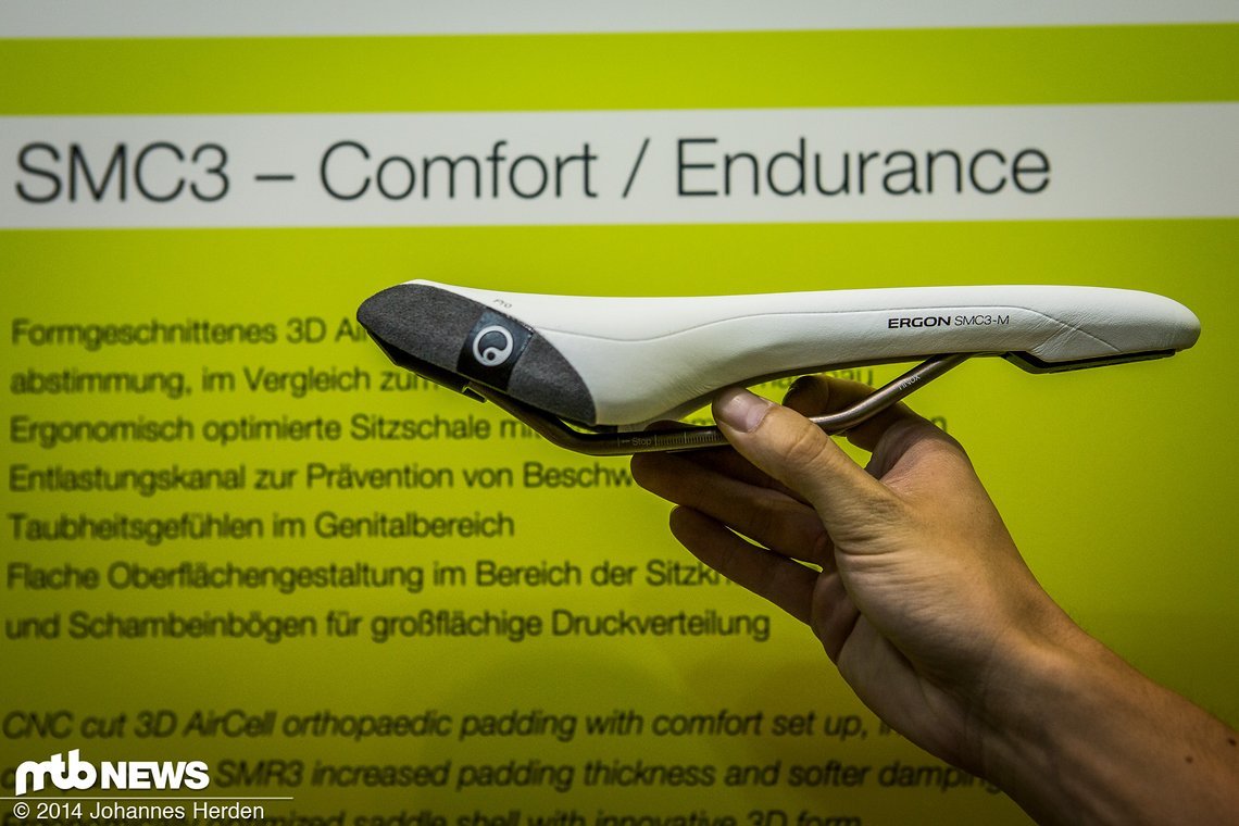 Das Top-Modell Ergon SMC3 Pro ist in weiß erhältlich