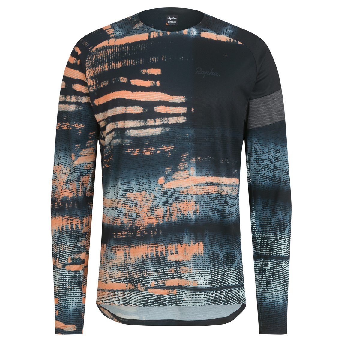 Lange Arme, auffälliger Print: Das Trail Long Sleeve Technical Shirt kostet 75 € und ist neben der neuen Multicolor-Variante auch in fünf anderen Farben verfügbar.