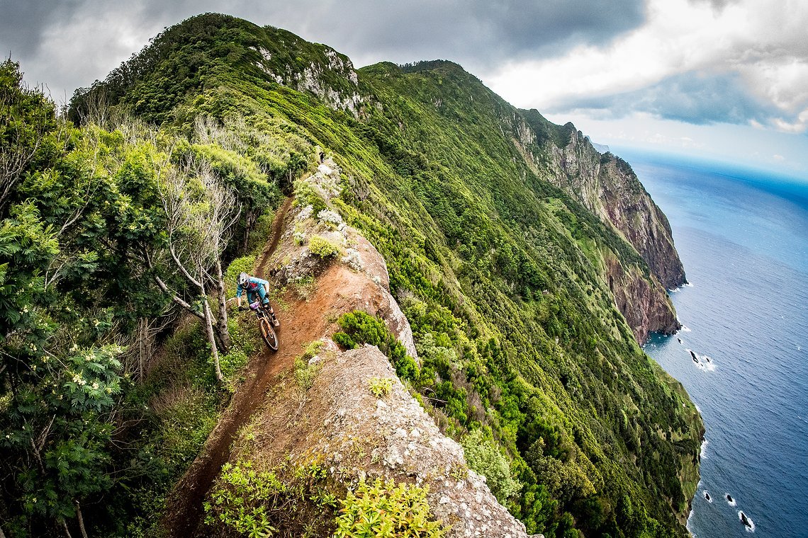 Enduro World Series #3 Madeira, spektakuläre Aussicht auf Stage 8!