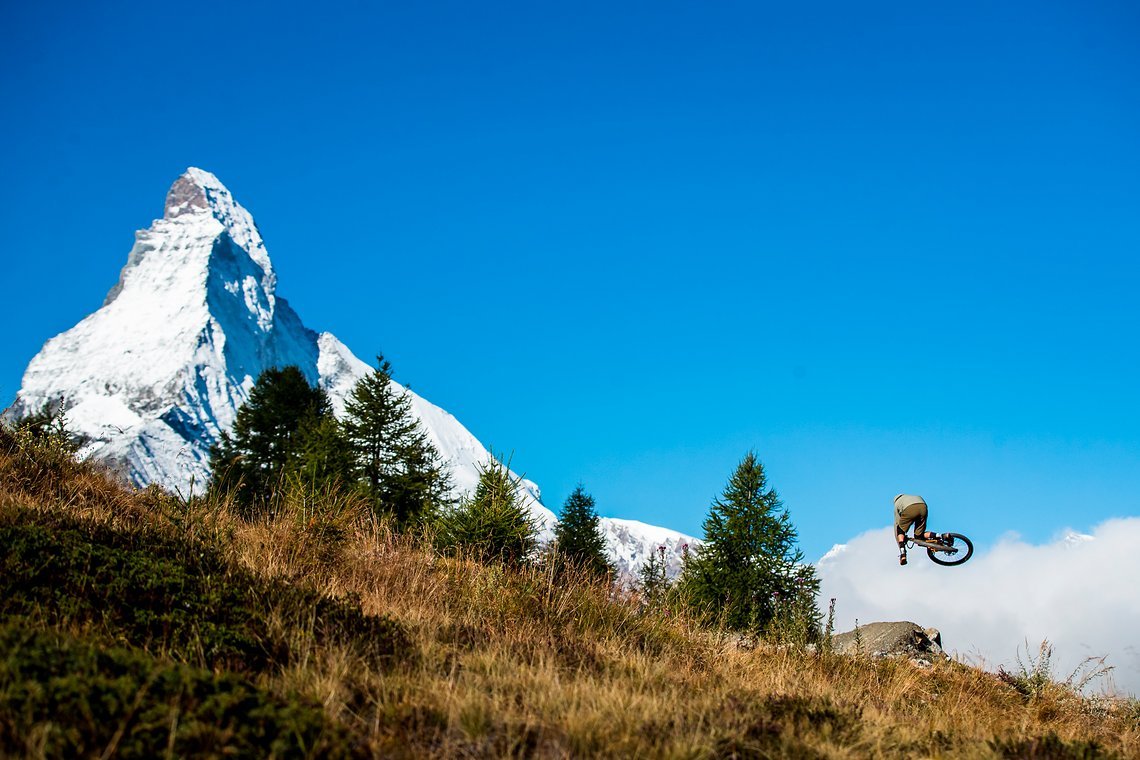 Flugstunden vorm Matterhorn