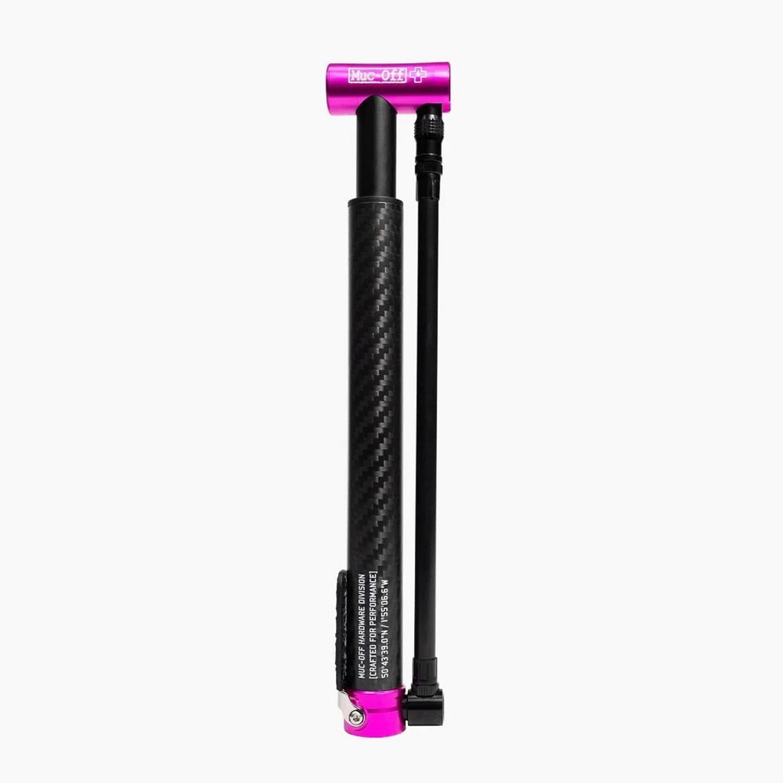 Muc-Off Airmach Carbon – 132 g leichte Standpumpe für den Trail.