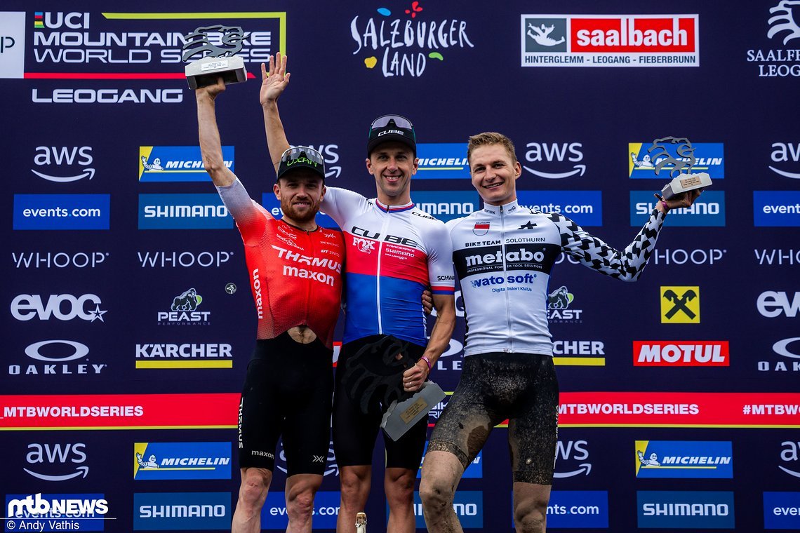 Glückwunsch Ondrej Cink, Mathias Flückiger und Fabio Püntener