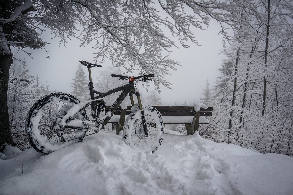 Im Allgäuer Schnee.