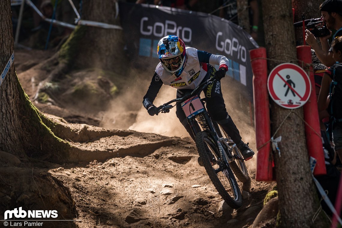 Myriam Nicole hatte viel zu verlieren und brachte einen sicheren Lauf ins Ziel, der für Platz 2 in Val di Sole reichte