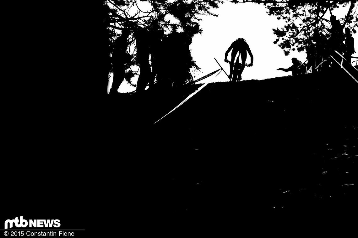 ...bevor es in den ersten Downhill geht.