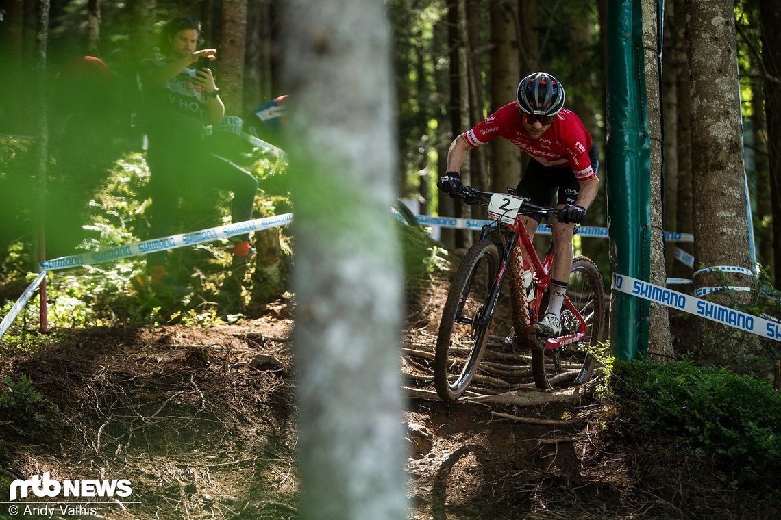 Mathias Flückiger auf dem Weg zu einem seiner World Cup-Siege im Jahr 2021
