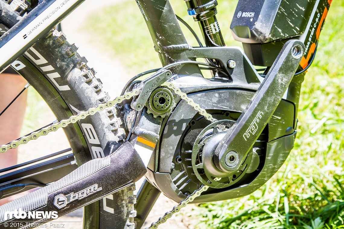 Kettenführung am Trailster C