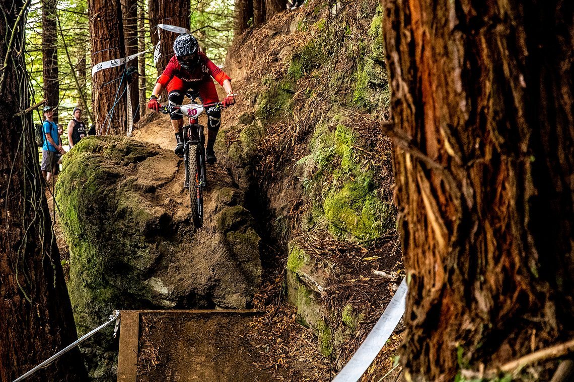 Drop to Flat im unteren Bereich der ersten Stage