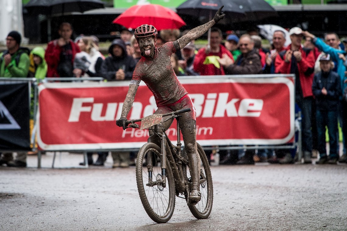 Annika Langvad war dieses Jahr in Heubach nicht zu stoppen. Ob das Wetter 2016 besser wird?