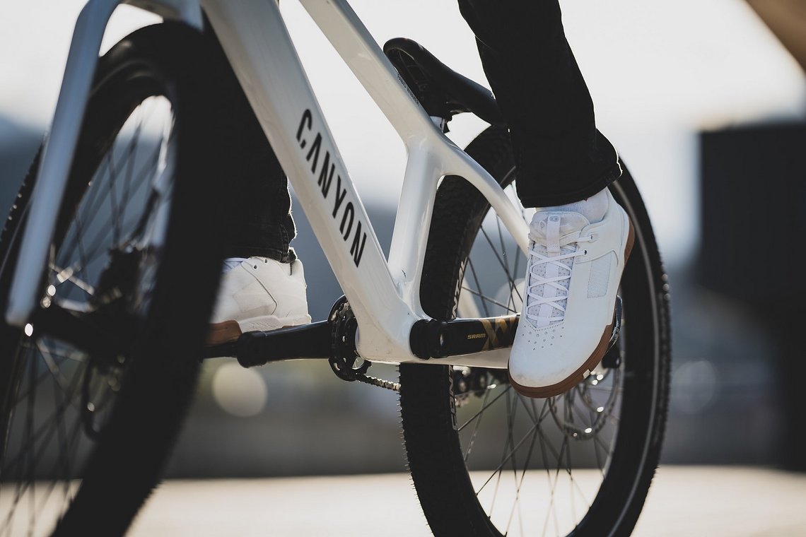 Die aktuellste Trialbike Variante ist aus Carbon und ist nach Fabios Vorlieben gestaltet