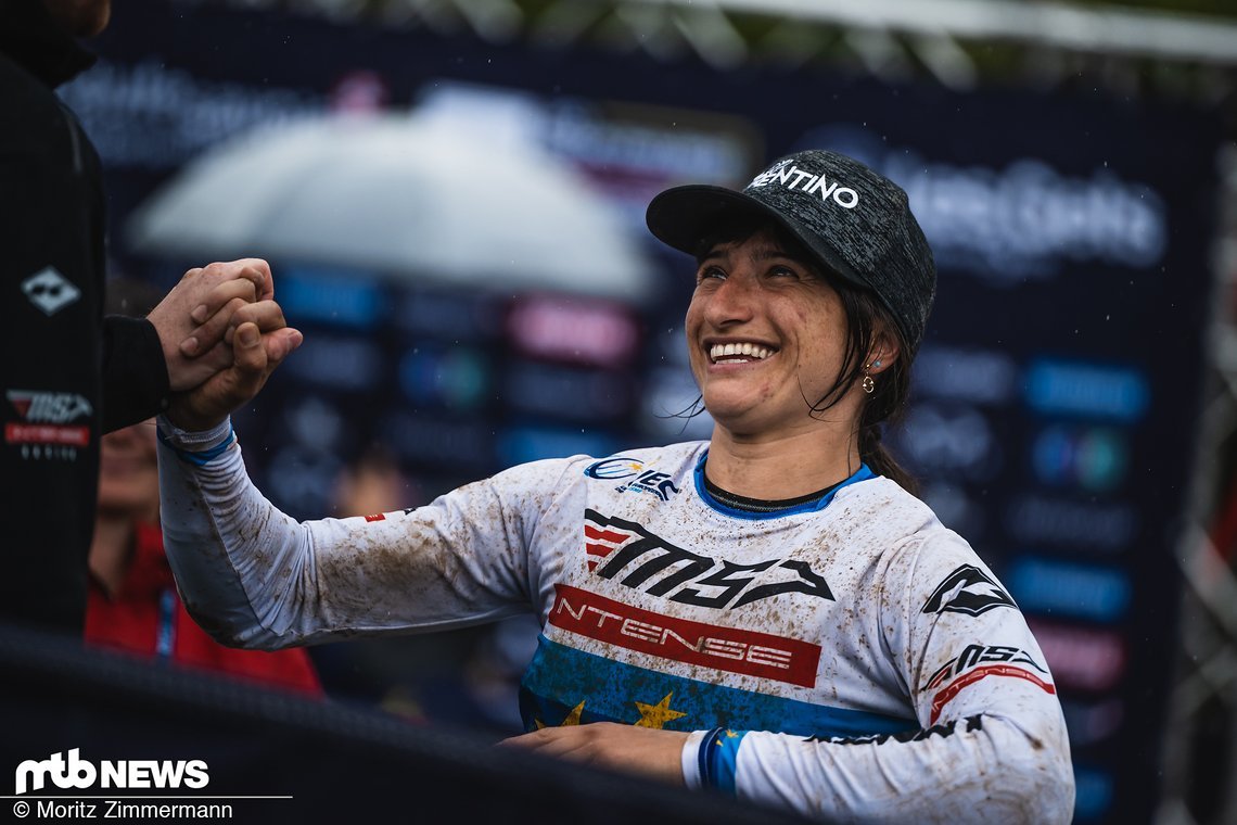 Eleonora Farina ist ein echtes Urgestein im Downhill World Cup, doch bis dato konnte die sympathische Italienerin noch nie ein Rennen gewinnen